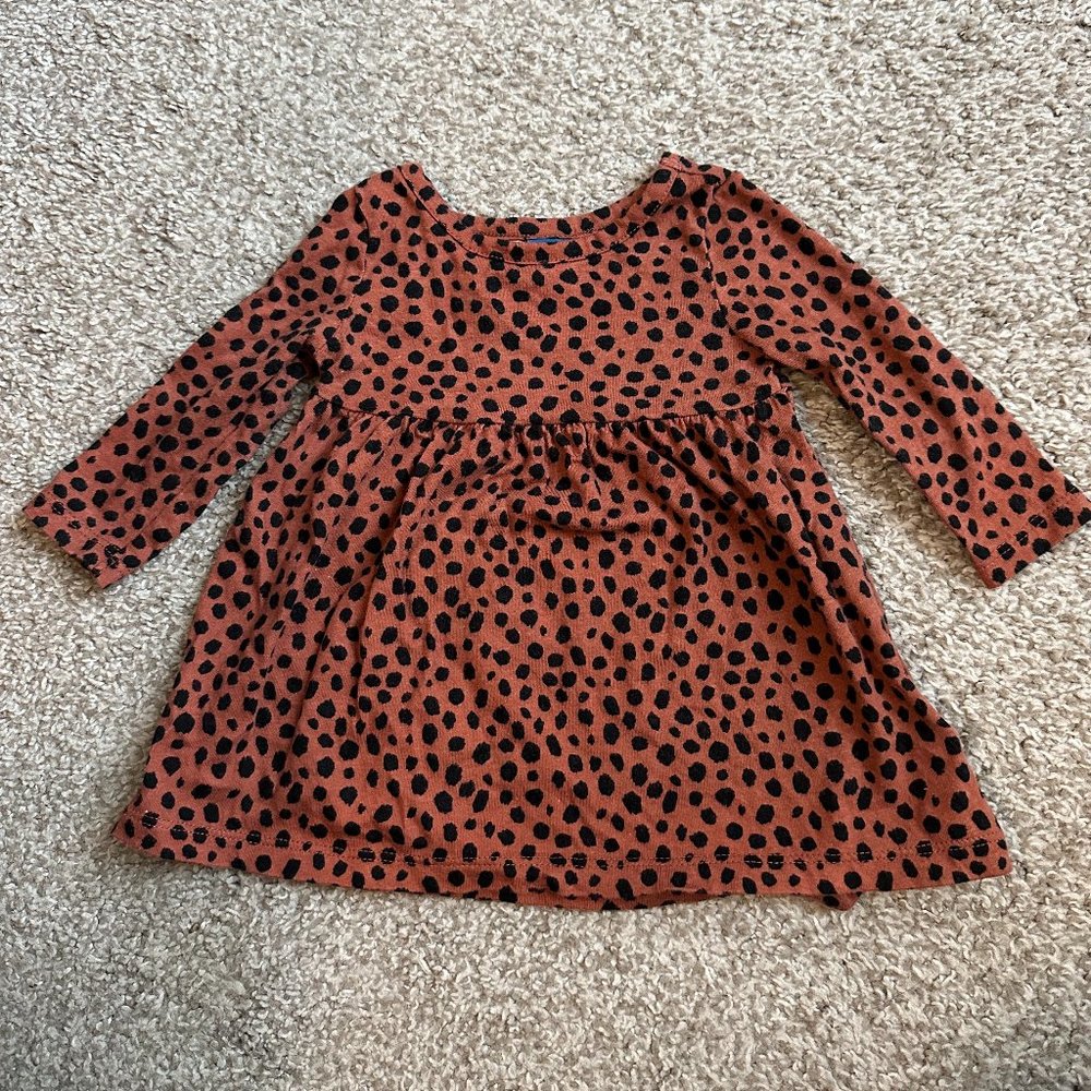 0-3M Old Navy Leopard Print Dress